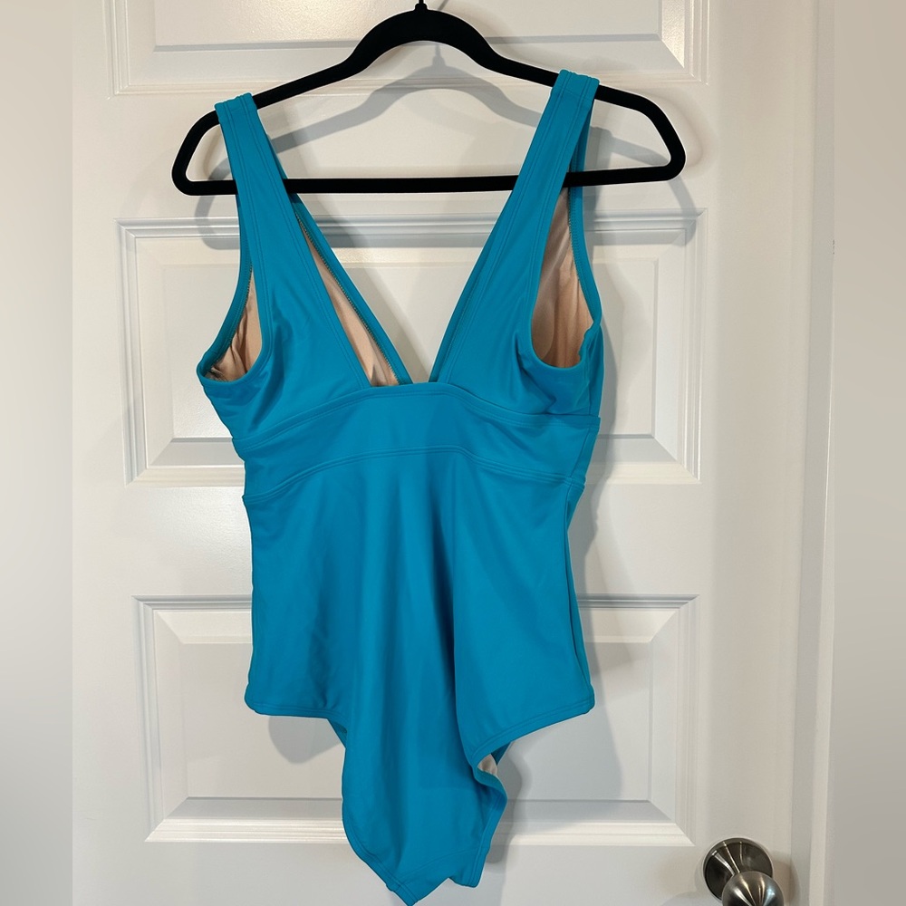 Kona Sol-Women's Wide Shoulder V-Neck One Piece Swimsuit - NWT - Picture 4 of 4